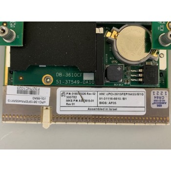 AMAT 0190-43226 CPCI 3615FEP/N455/M1G SBC Board